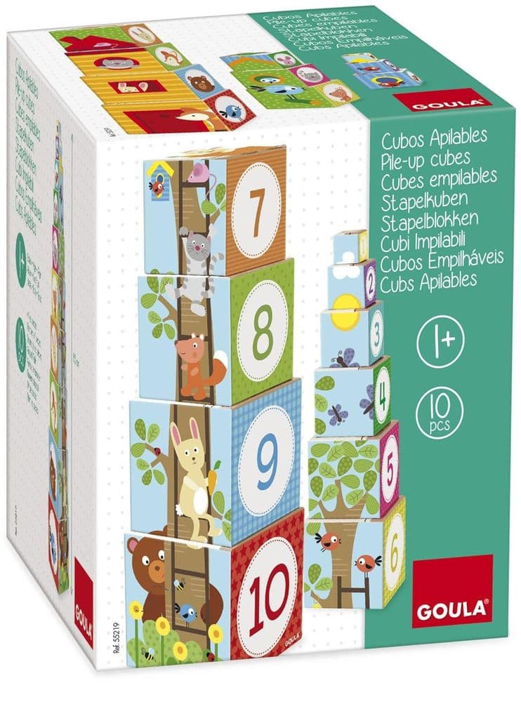 Goula Stapelturm Tiere