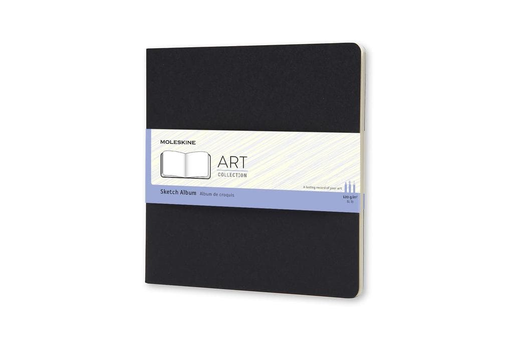 MOLESKINE SKIZZENALBUM ART PLUS SQUARE 120G-PAPIER, SOFT COVER, SCHWARZ