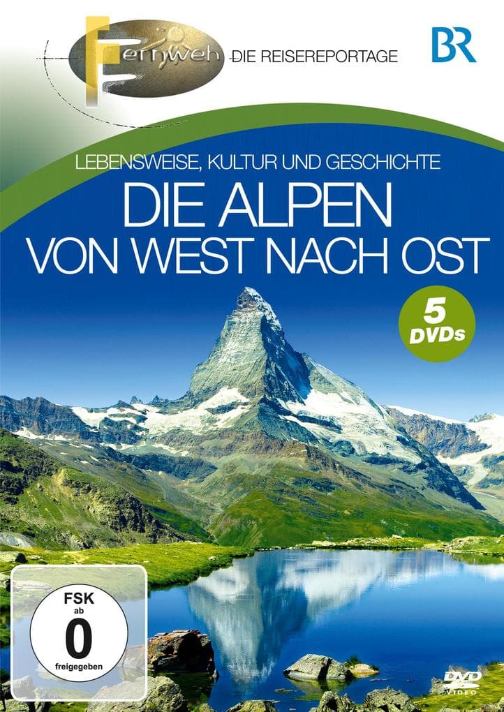 Die Alpen von West nach Ost
