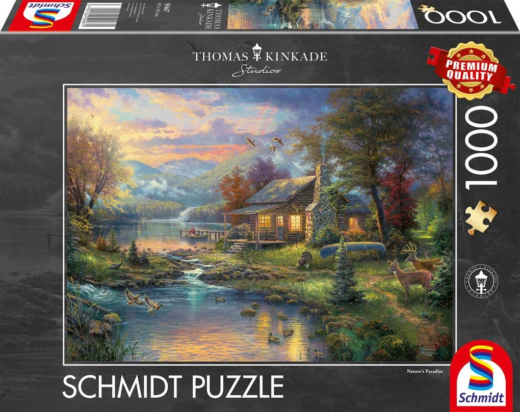 Thomas Kinkade, Im Naturparadies. Puzzle 1000 Teile
