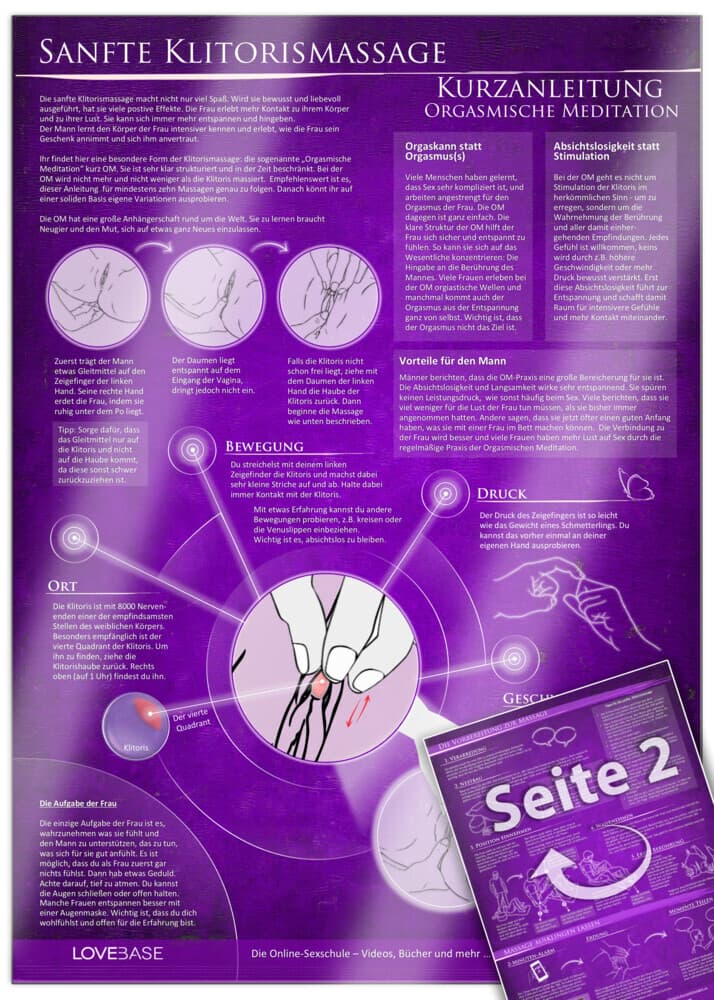 Sanfte Klitoris-Massage Kurzanleitung