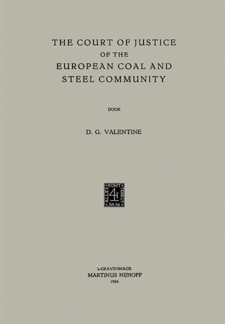 The Court of Justice of the European Coal and Steel Community