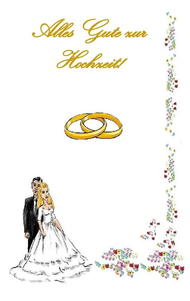 Alles Gute zur Hochzeit!