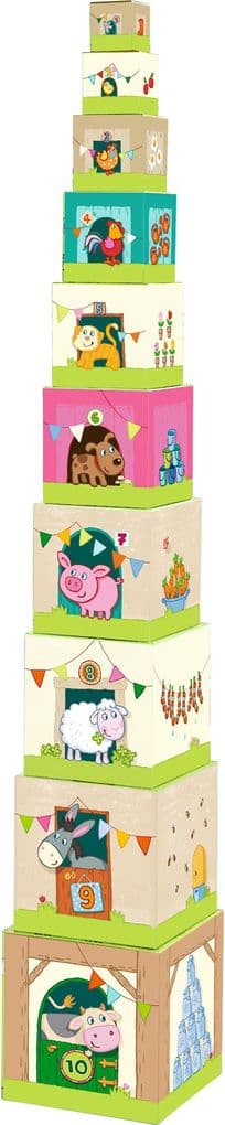 HABA - Stapelwürfel - Auf dem Land