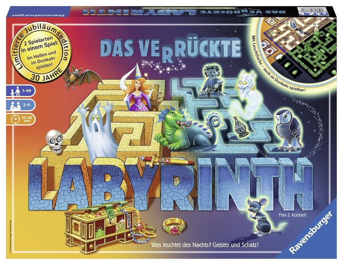 Ravensburger - Das verrückte Labyrinth, Glow in the Dark