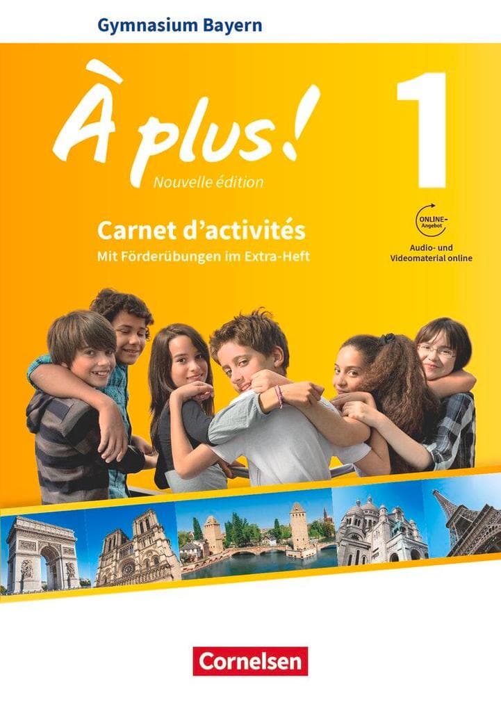 À plus! Band 1: 6. Jahrgangsstufe - Bayern - Carnet d'activités mit Audios und Videos online