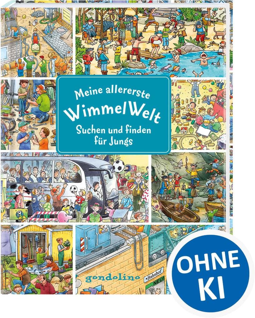 Meine allererste WimmelWelt - Suchen und finden für Jungs
