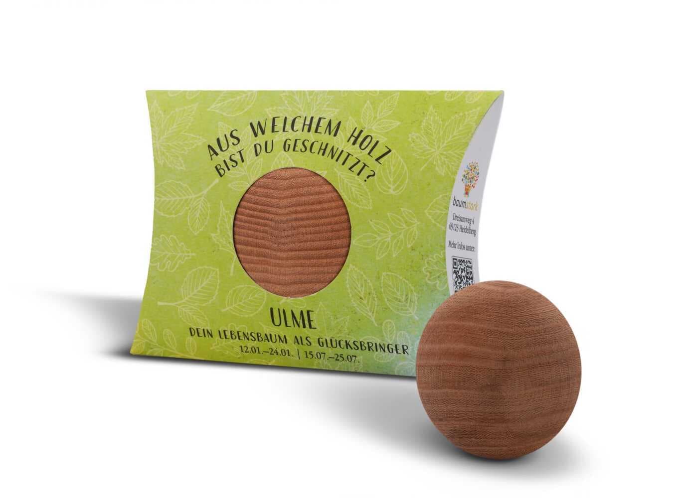 Handschmeichler Ulme 45mm mit Baumhoroskop