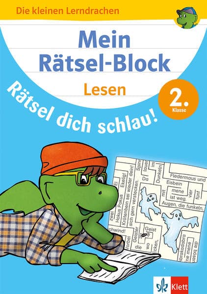 Mein Rätsel-Block Rätsel dich schlau! Lesen 2. Klasse. Deutsch, Grundschule