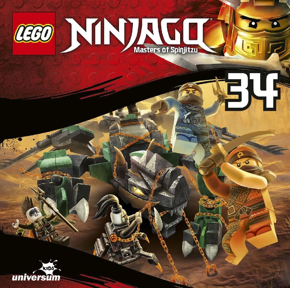 LEGO Ninjago, Masters of Spinjitzu. Tl.34, 1 Audio-CD