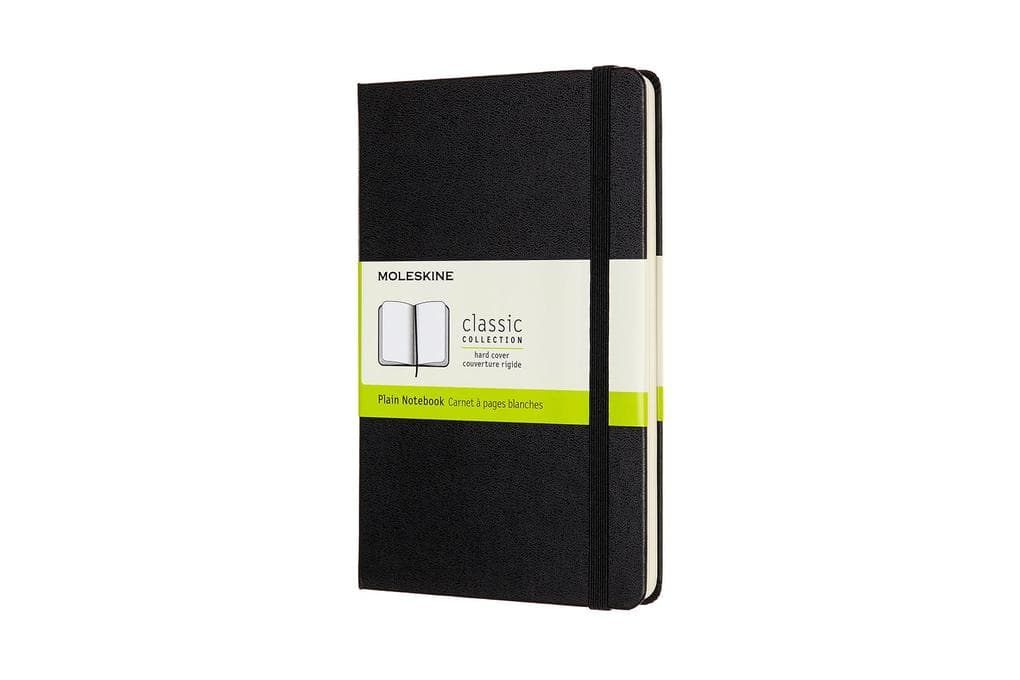 Moleskine Notizbuch Medium, Blanko, Schwarz
