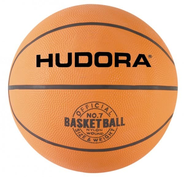 HUDORA 71570 - Basketball, Gr. 7, orange, unaufgepumpt