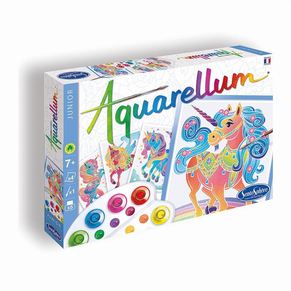SentoSphere - Aquarellum Junior Einhörner