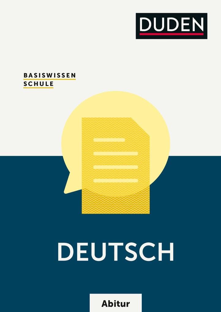 Basiswissen Schule Deutsch Abitur