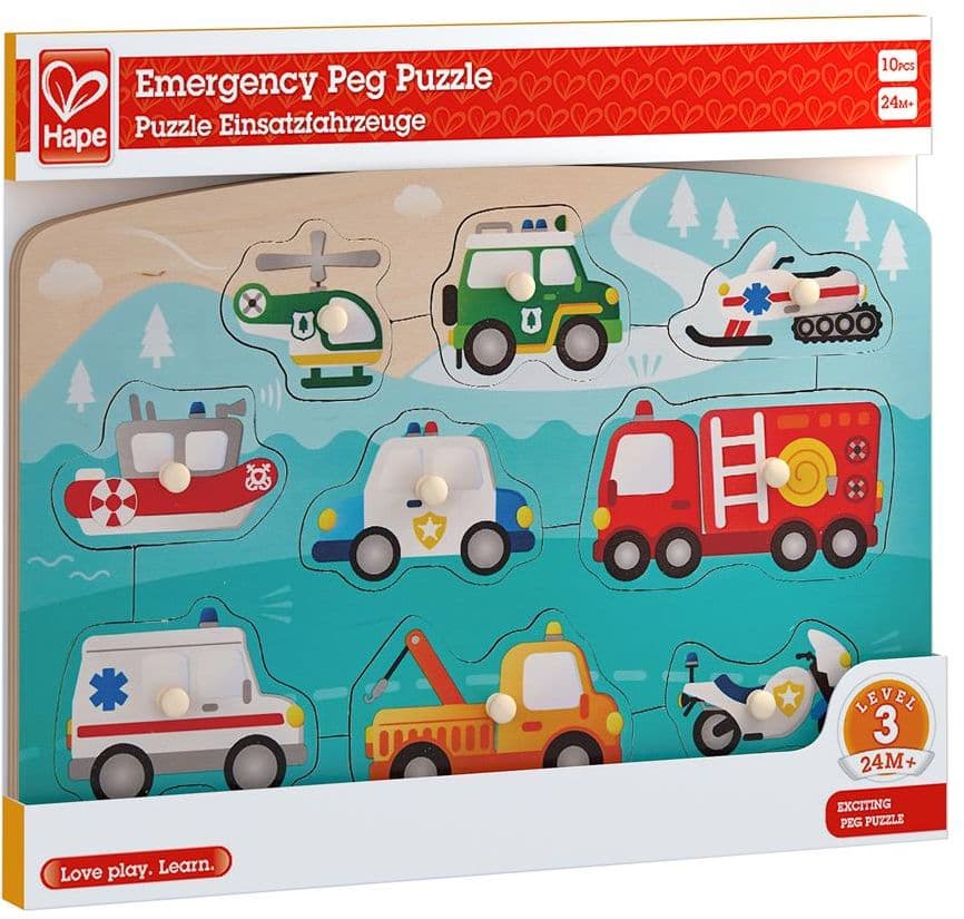 Puzzle Einsatzfahrzeuge / 10 Teile