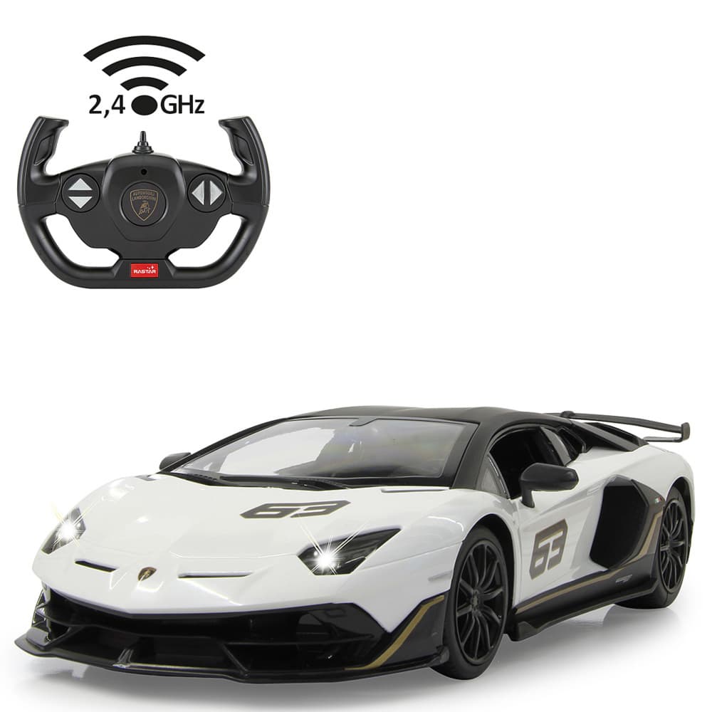 Jamara - Lamborghini Aventador SVJ Performance 1:14 weiß 2,4GHz A