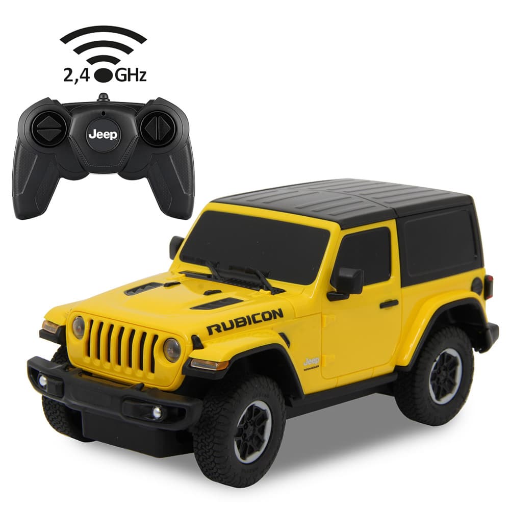 Jamara - Jeep Wrangler JL 1:24gelb 27MHz