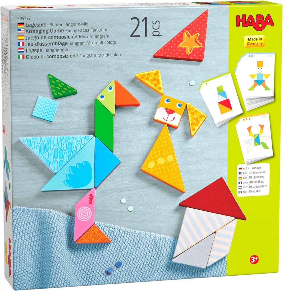 Legespiel Bunter Tangram-Mix