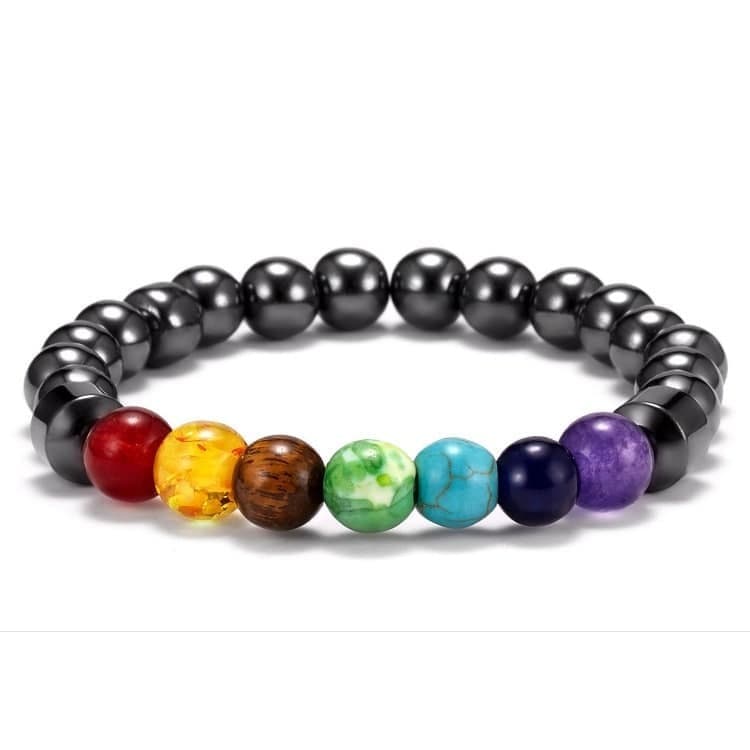 Armband "Magnetic Stone" Chakra Edelsteine