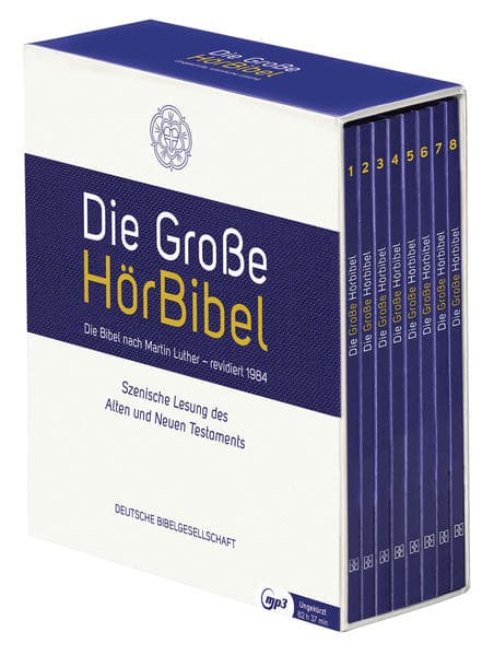 Die Große HörBibel. Ungekürzte, szenische Lesung. 8 MP3-CDs