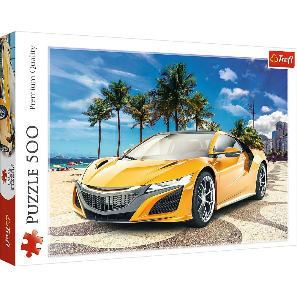 Trefl - Puzzle - Abenteuer / Sportwagen, 500 Teile