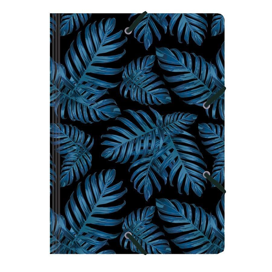 Sammelmappe de Luxe A4, Philodendron blue