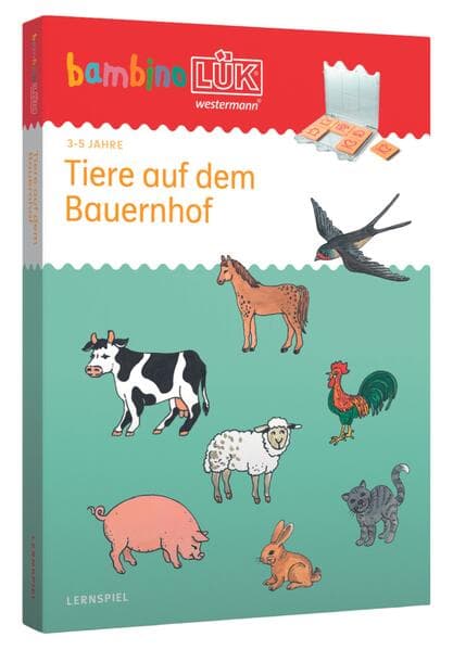 bambinoLÜK-Set. Kindergarten. Tiere auf dem Bauernhof. 3/4/5 Jahre