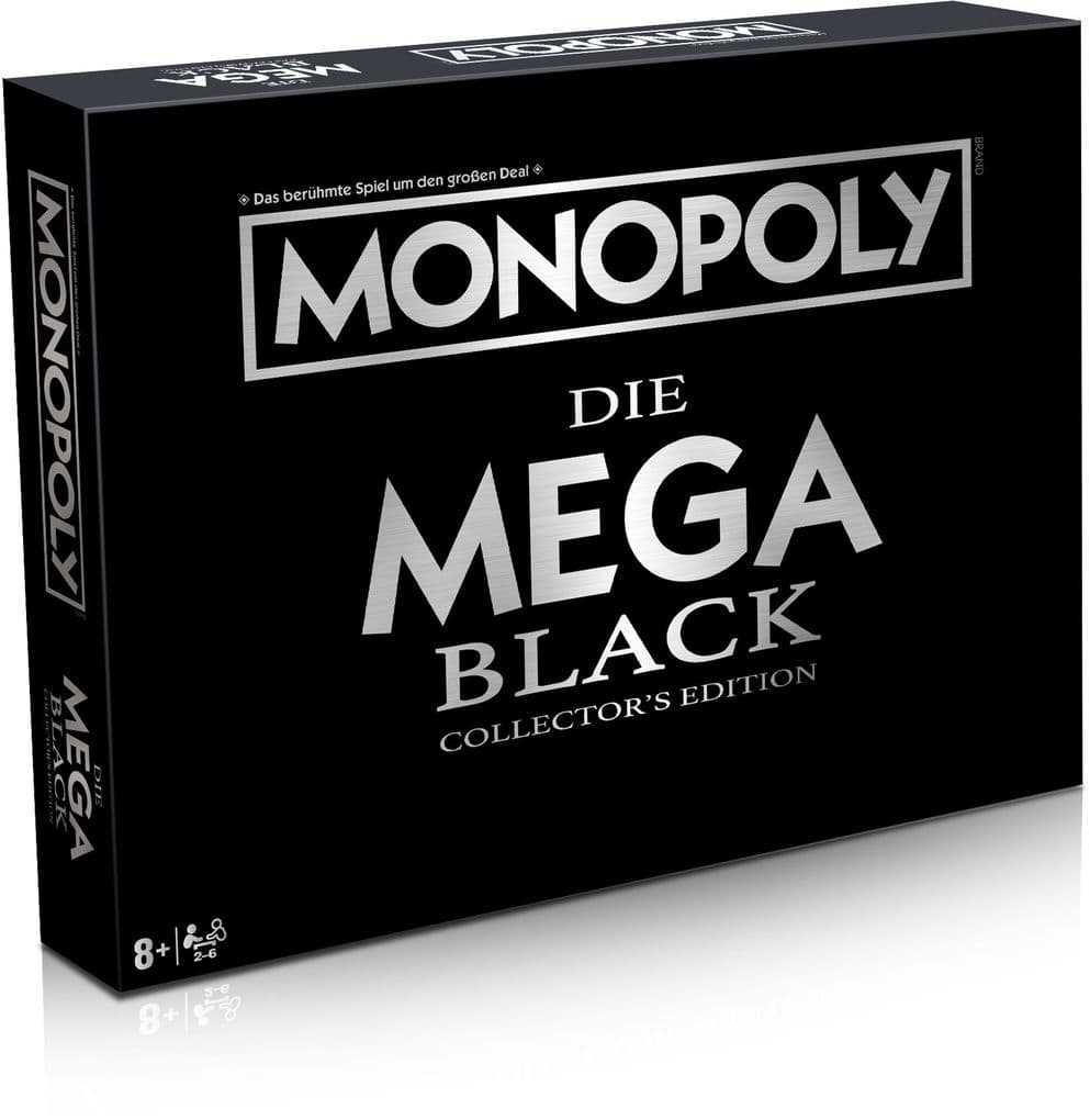 Winning Moves - Monopoly - Mega Black Collectors Edition