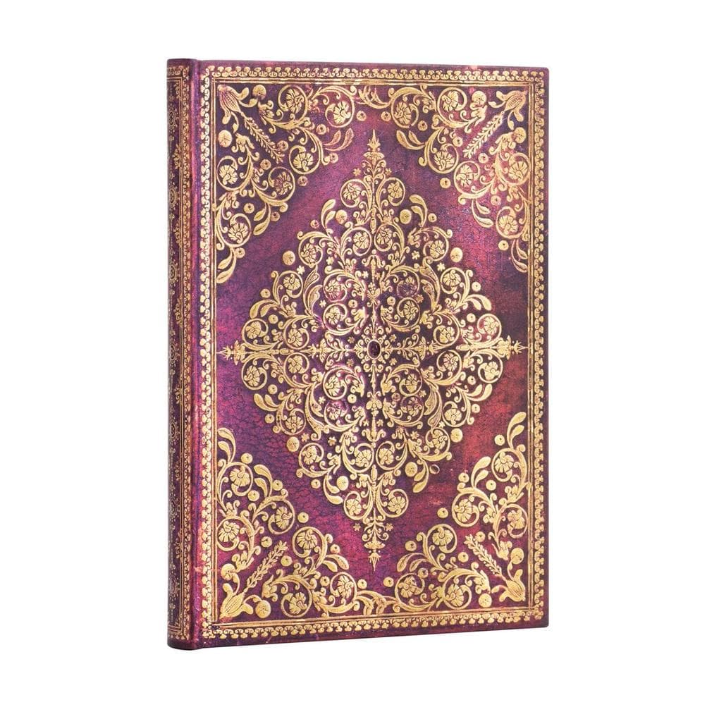 Viola Midi Lined Hardcover Journal, 144pg, 120GSM by Paperblanks (Diamond Rosette)