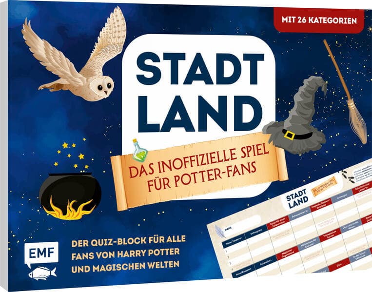 Stadt, Land, ... Das inoffizielle Spiel für Potter-Fans - Der Quiz-Block für alle Fans von Harry Pot