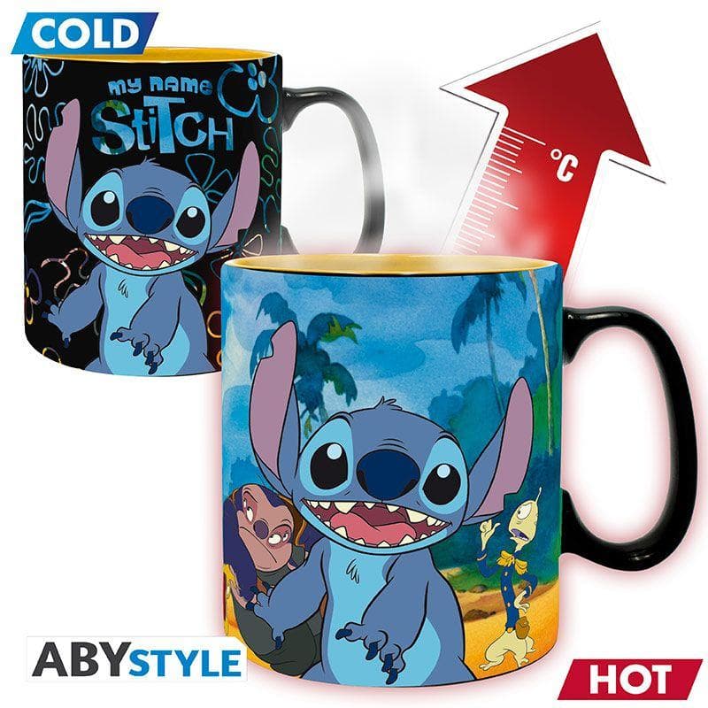 DISNEY - Mug Heat Change - 460 ml - Lilo & Stitch - box