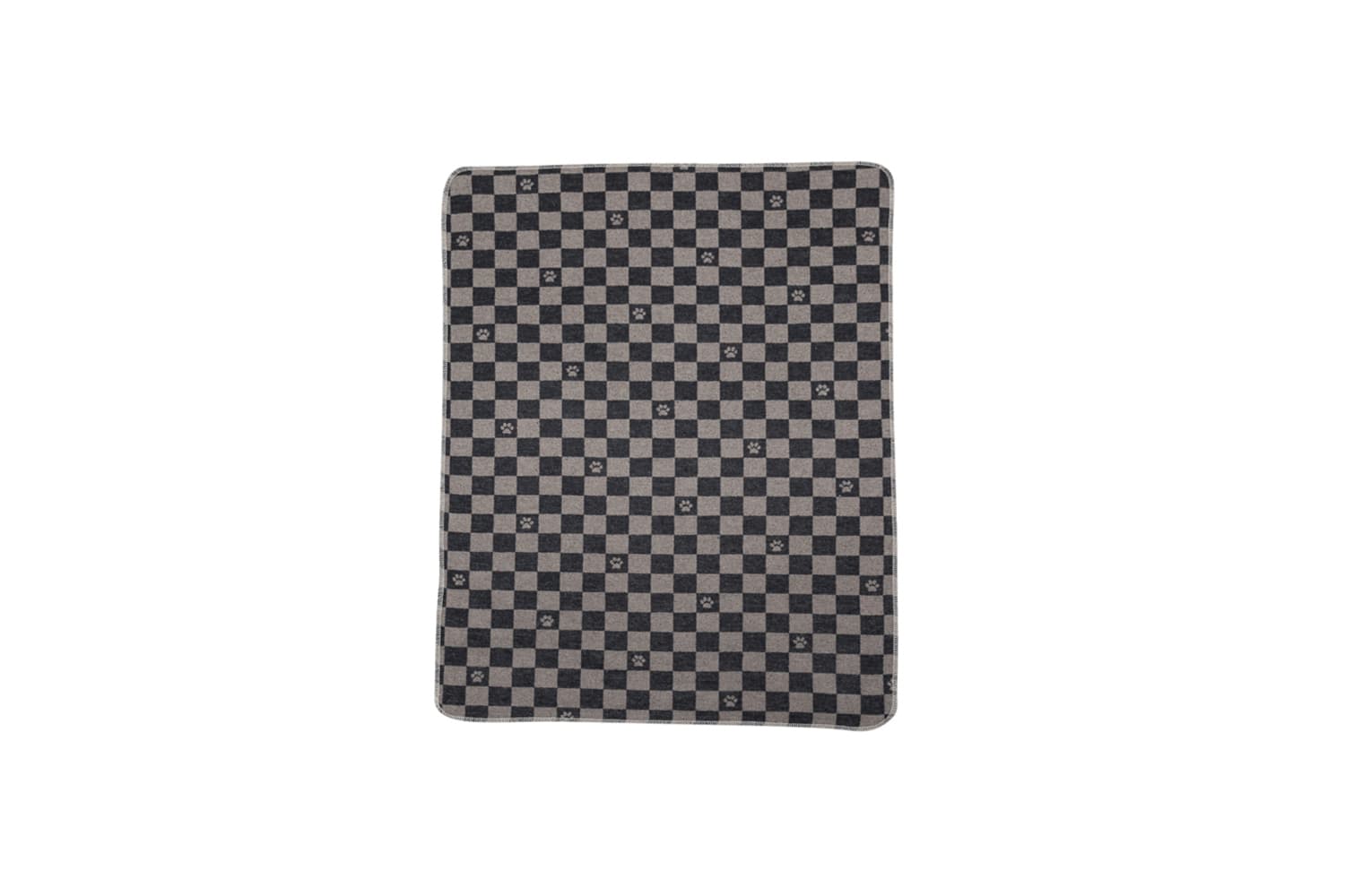 Haustierdecke "Schachbrett mit Pfoten"