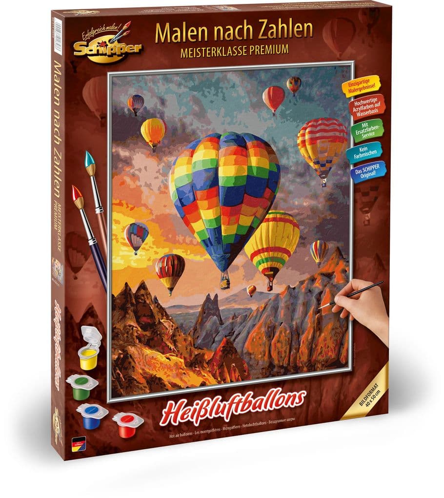 Schipper Malen nach Zahlen - Heißluftballons