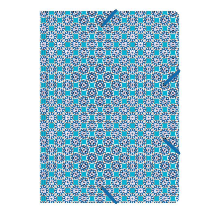 Sammelmappe de Luxe A4, Kachel türkis