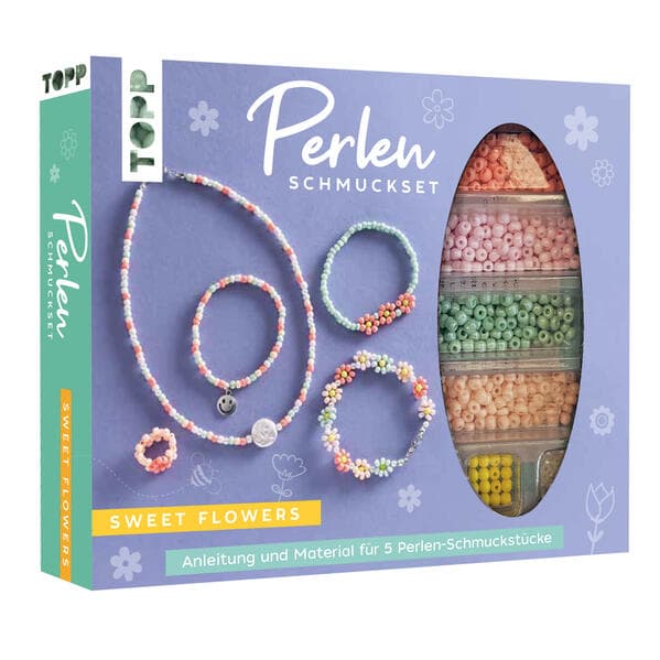 Perlen-Schmuckset - Sweet Flowers