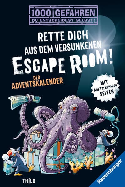1000 Gefahren - Der Adventskalender - Rette dich aus dem versunkenen Escape Room!