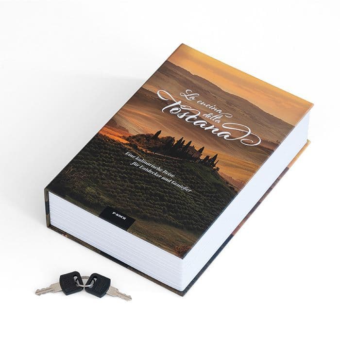 Buch-Tresor "Toscana" Deutsch