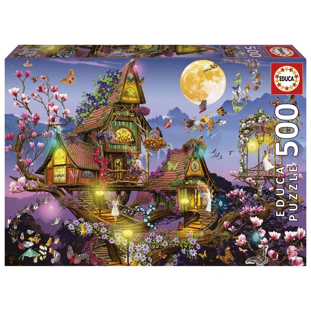 Educa - Elfenhaus - Puzzle 500 Teile
