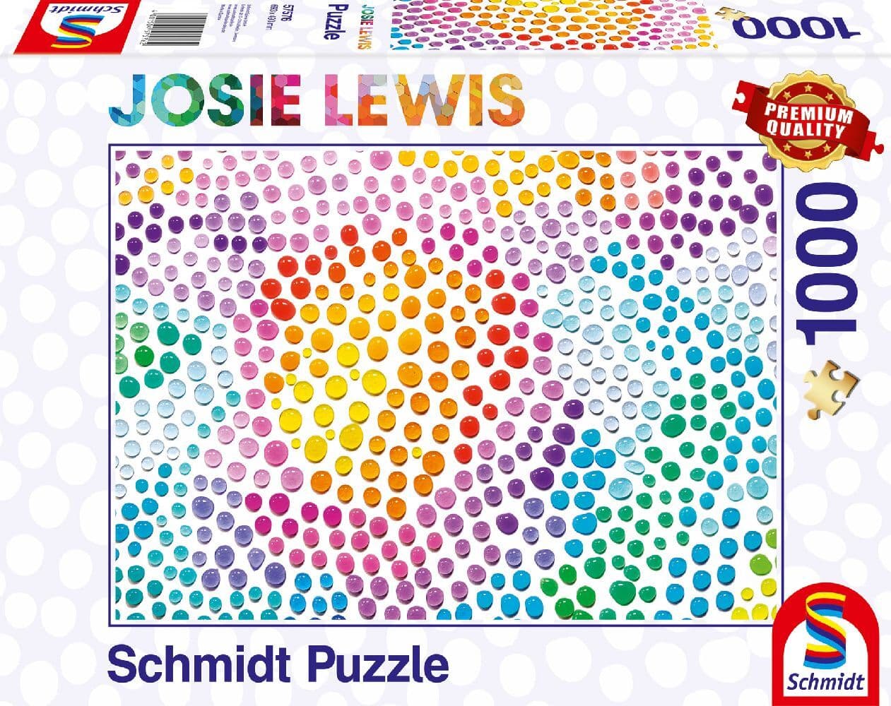 Schmidt Spiele - Josie Lewis - Farbige Seifenblasen, 1000 Teile