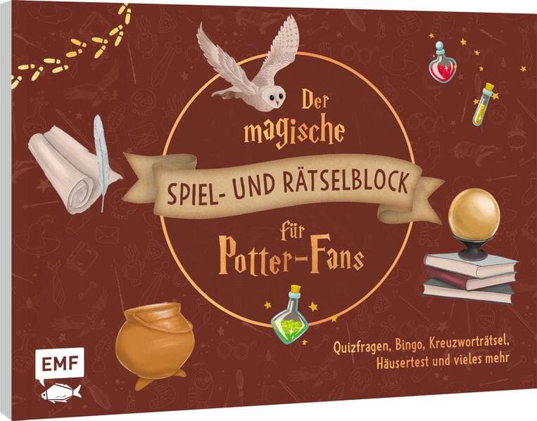 Der magische Spiel- und Rätselblock für Harry Potter-Fans