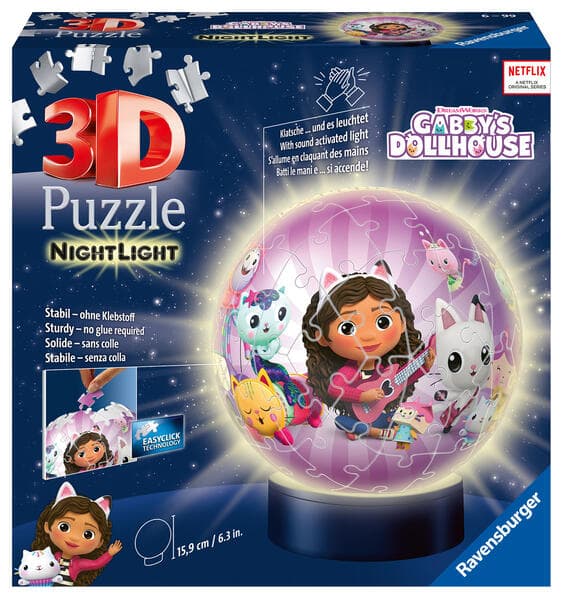 3D Puzzle Nachtlicht Gabby's Dollhouse