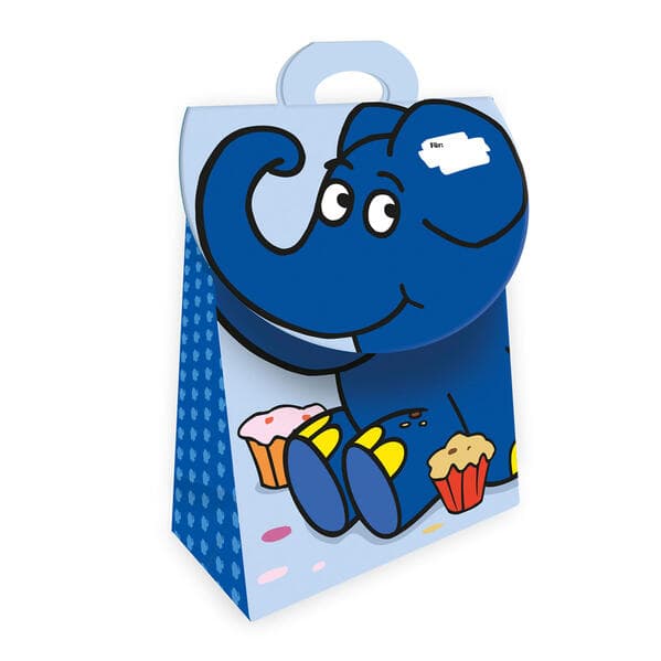 Trötsch Die Maus Geschenktasche mit Verschluss medium Elefant