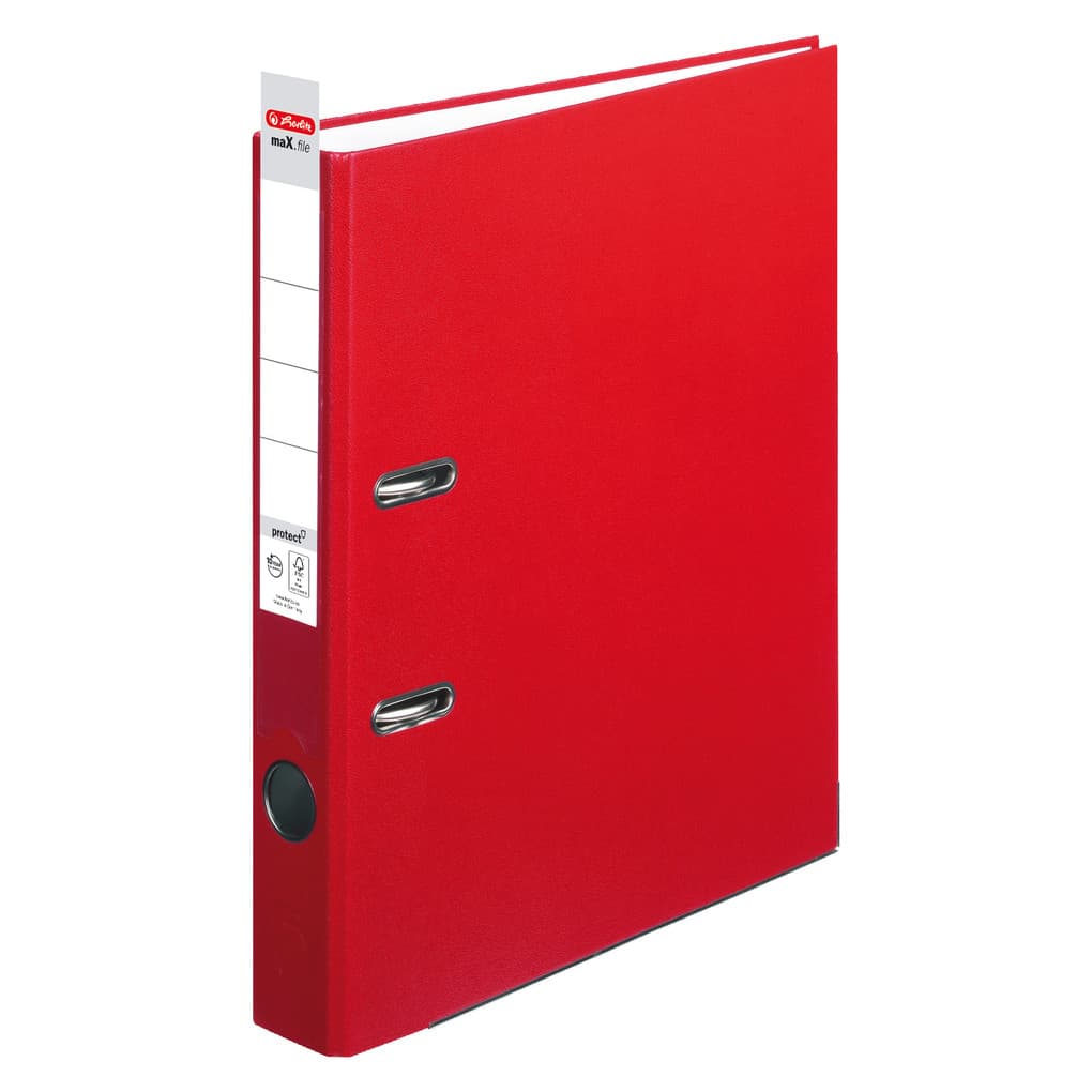 Herlitz Ordner maX.file protect A4 5cm rot
