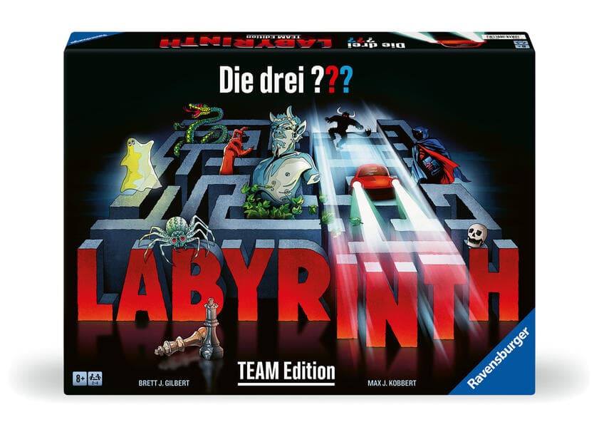 Die drei ??? Labyrinth - Team Edition - Gesellschaftsspiel & Brettspiel ab 8 Jahre