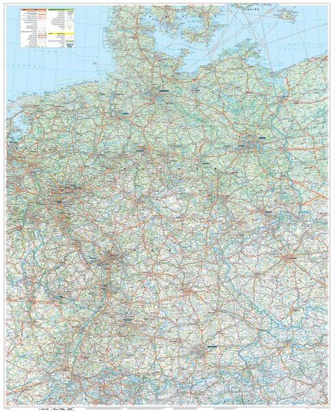 MARCO POLO Große Deutschlandkarte mit Ländergrenzen