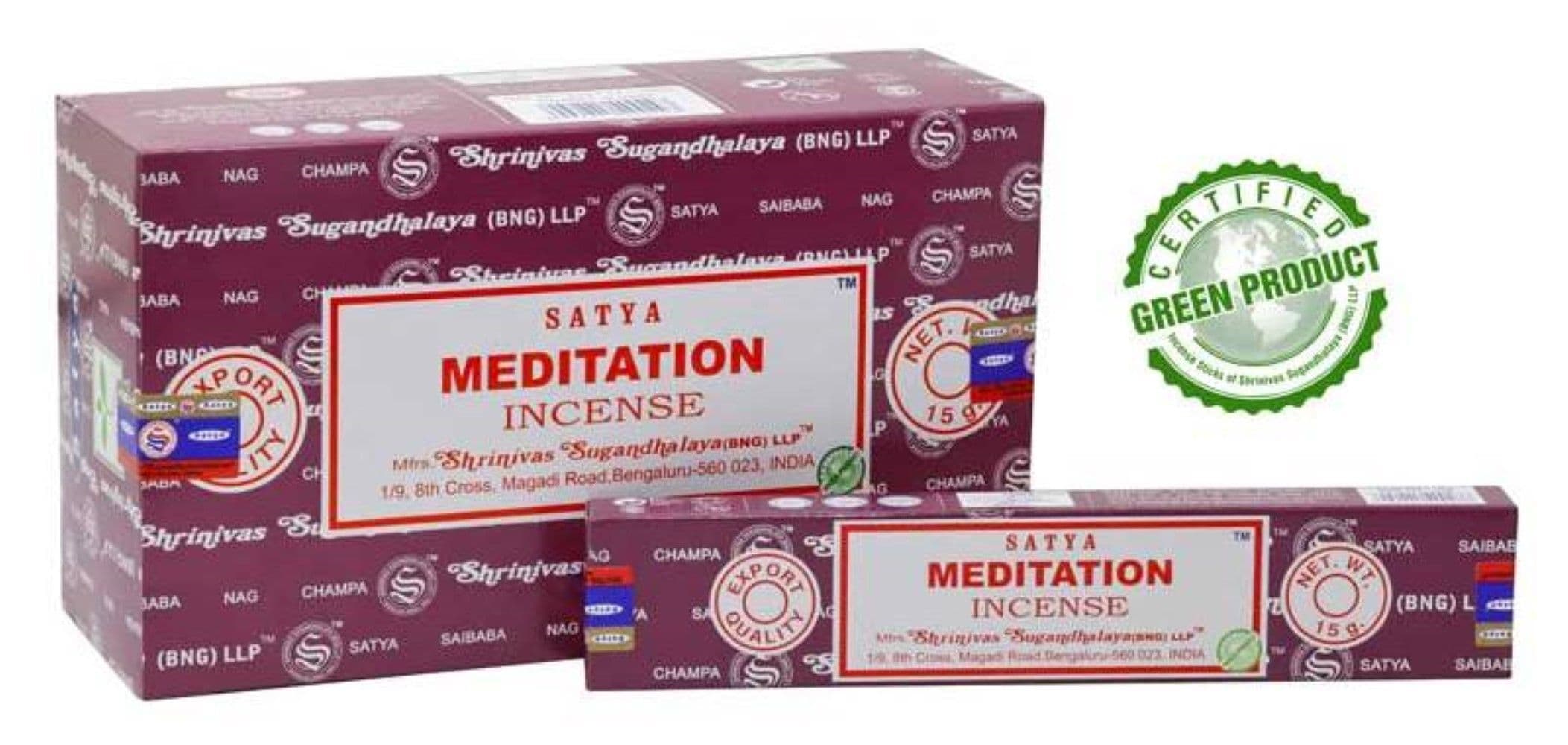 Räucherstäbchen Satya Sai Baba "Meditation" 15gr.