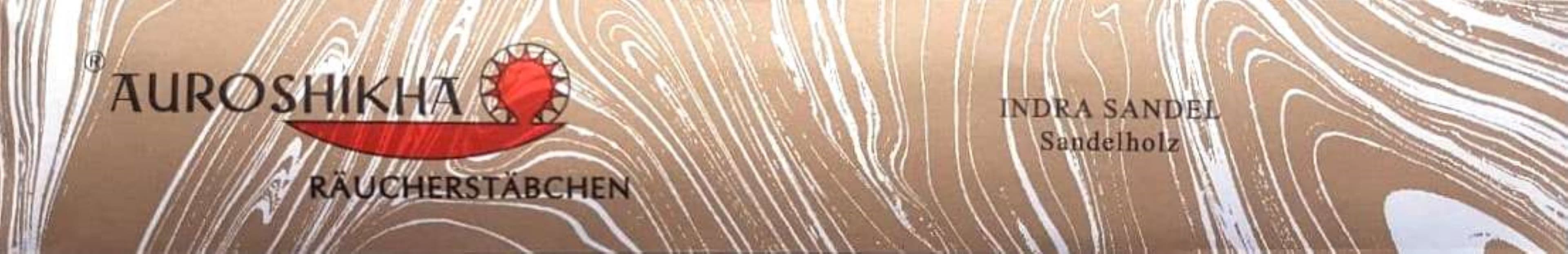 Räucherstäbchen Auroshikha "Indra Sandal" (Sandelholz) 10g