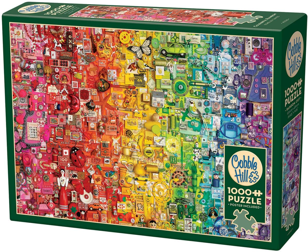 Farbiger Regenbogen 1000 Teile