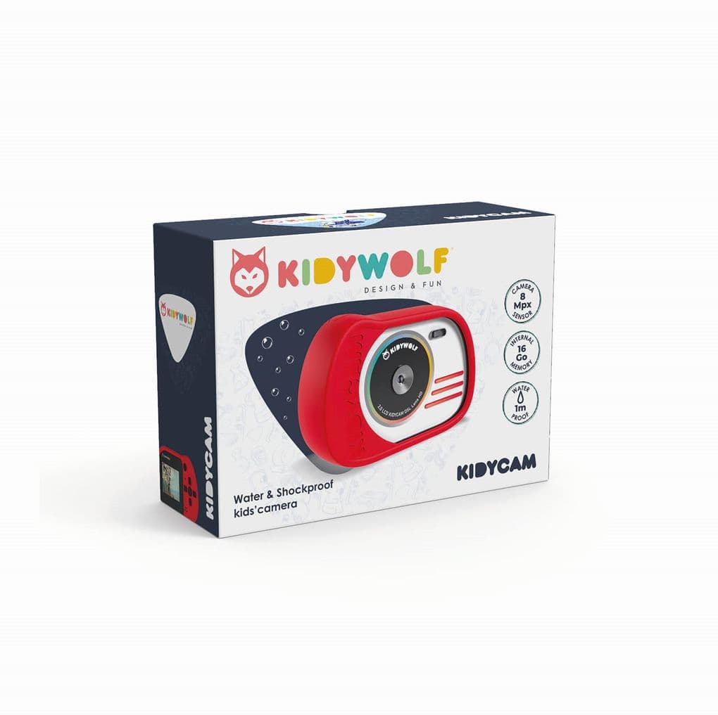 Kidywolf - Foto- und Videokamera rot