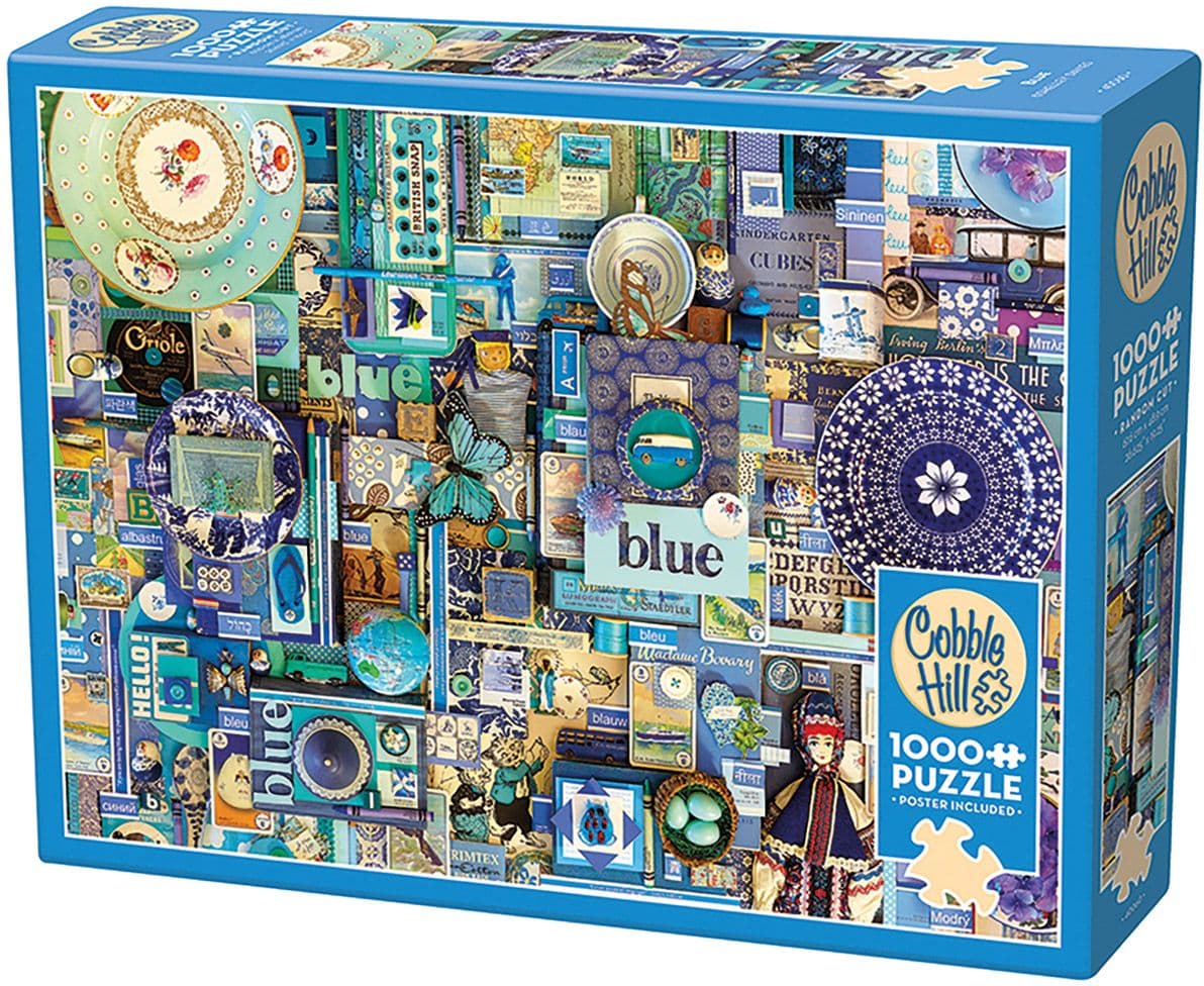 Cobble Hill - Blau, 1000 Teile